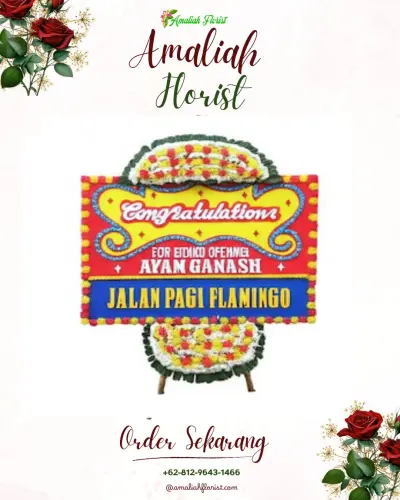 Bunga Papan Congratulation di Trayeman